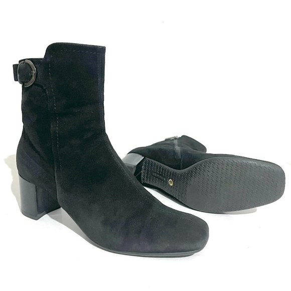 Aquatalia Suede Ankle Bootie - Picture 3 of 11